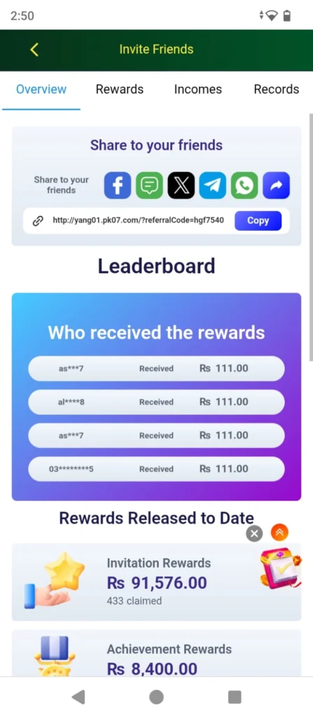 Slot PK Game Referral Bonus image