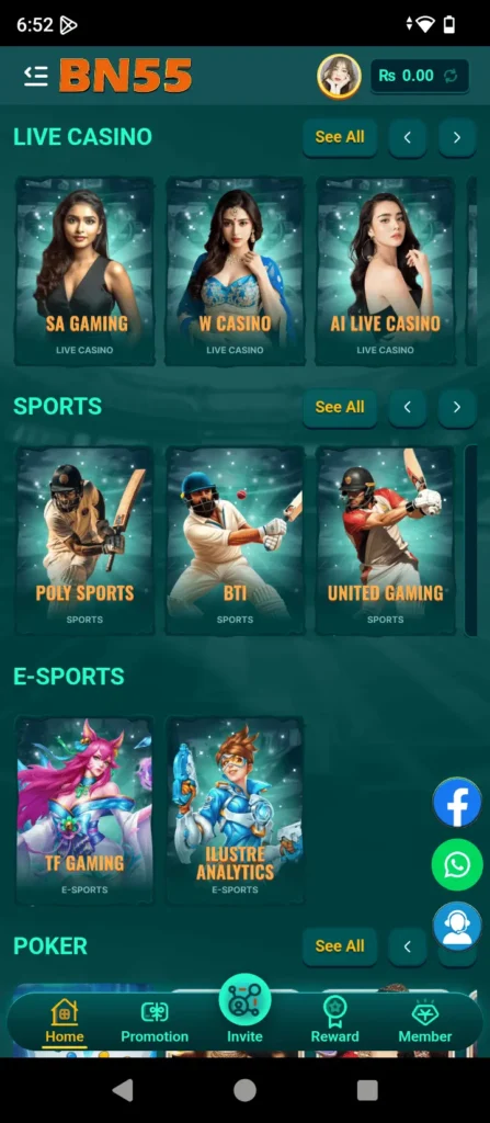 BN 55 Game - Poker and Fish - APKMARK.NET