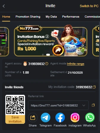 No777 Game Referral Link – Invite Friends and Earn Real Money APK 2025