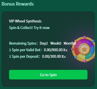Pk36 Game Lucky Spin bonus rewards 300 and 900