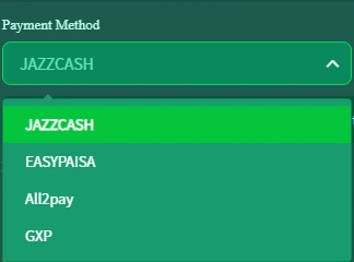 Y888 Game deposit and withdrawal options with EasyPaisa, JazzCash, and local bank transfer in Pakistan