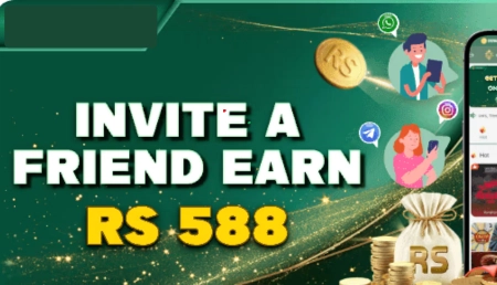 Daulat 777 Game bonus offer – invite a friend and get 588 PKR reward