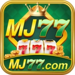 MJ 77 Game official logo featuring the brand name in bold colorful design representing the popular online betting app in Pakistan.