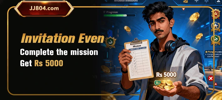 JJ804 Game Invite Event – Invite and Earn 5000 PKR Bonus