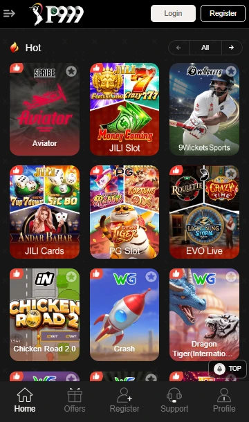P999 Game Lobby – Play Slots, Teen Patti, Poker, and More