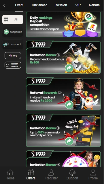 P999 Game Bonuses – Invite Friends, Referral Rewards, Daily Spins, and More