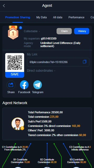 69PKR Game invite and referral bonus image for Pakistan players