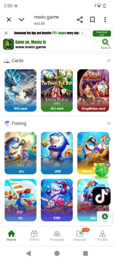 MWin Game image