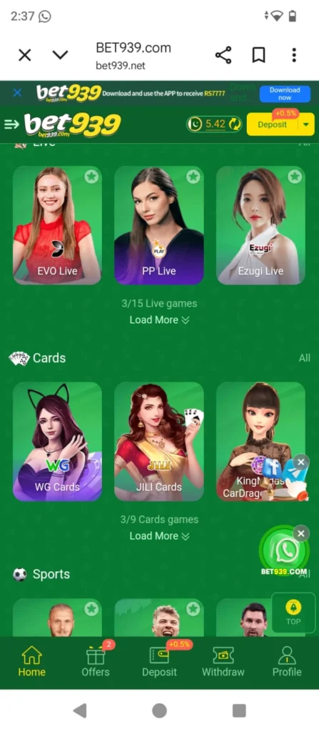 BET 939 GAME