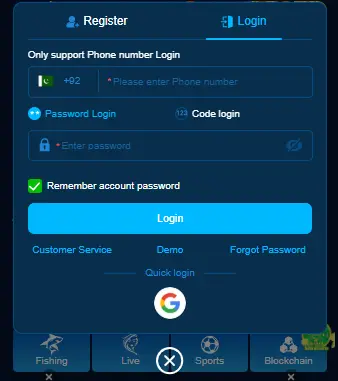 ZK77 Game Login Screen – Secure Access for Players in Pakistan