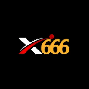 X666 Game logo with dynamic X and bold 666 on a black background