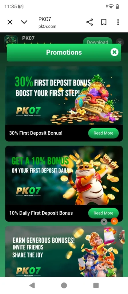 Slot PK Game bonus image